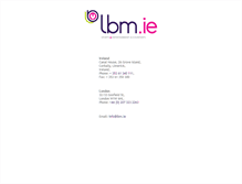 Tablet Screenshot of lbm.ie